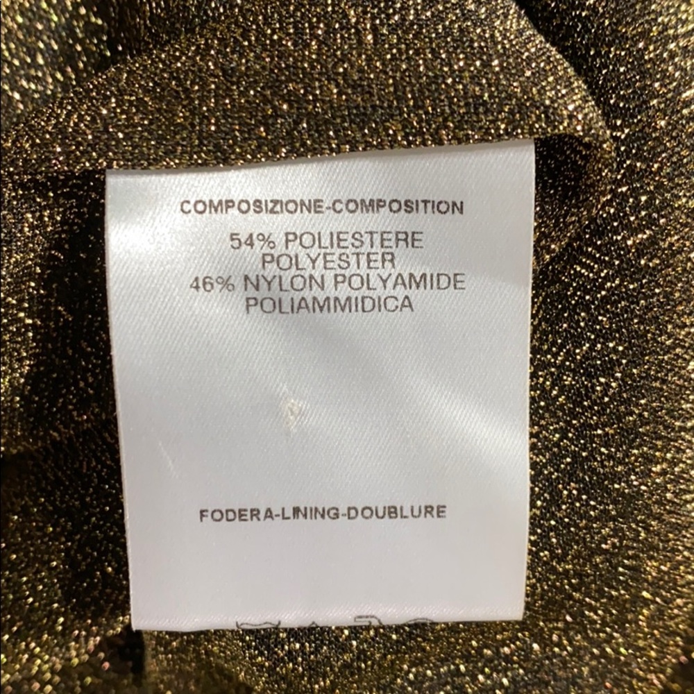 🎞📸RUNWAY METALLIC GOLD GUCCI DRESS - Picture 14 of 16